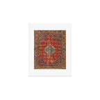 Bidjar Persian Rug Print Art Print Gallery Image 1
