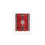 Bijar Antique Kurdish Persian Kilim Print Art Print Gallery Image 1
