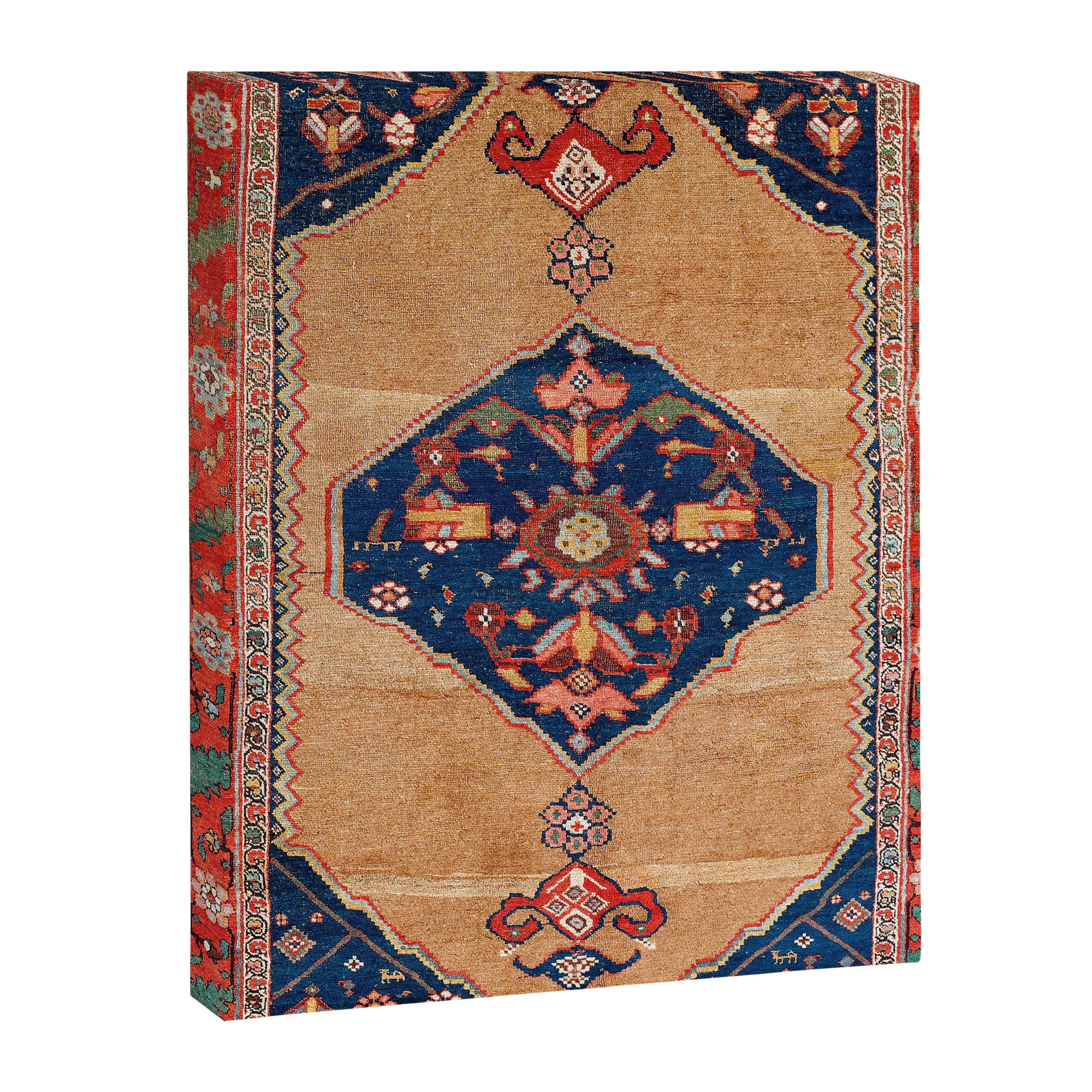 Bijar Kurdish Northwest Persian Rug Print Canvas Print Gallery Image 6