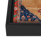Bijar Kurdish Northwest Persian Rug Print Framed Canvas Print Gallery Image 3