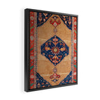 Bijar Kurdish Northwest Persian Rug Print Framed Canvas Print Gallery Image 2
