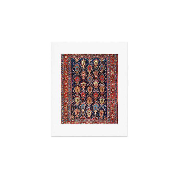 Bijar Kurdish Northwest Persian Rug Print Art Print Gallery Image 1