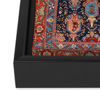 Bijar Kurdish Northwest Persian Rug Print Framed Canvas Print Gallery Image 3