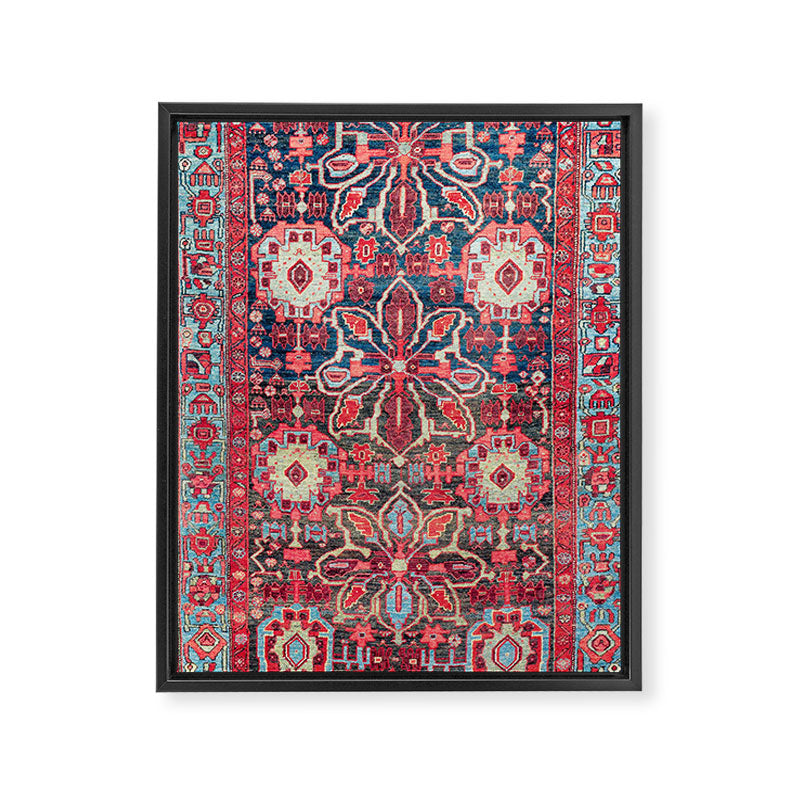 Bijar Kurdish Northwest Persian Rug Print Framed Canvas Print Gallery Image 3