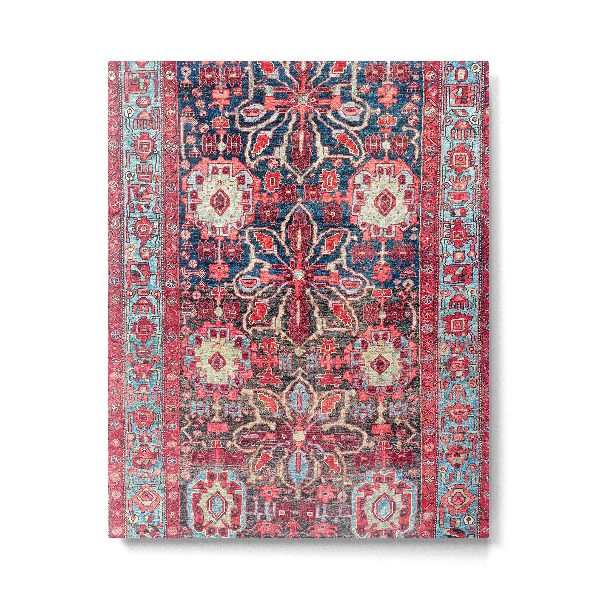 Bijar Kurdish Northwest Persian Rug Print Metal Print Gallery Image 4