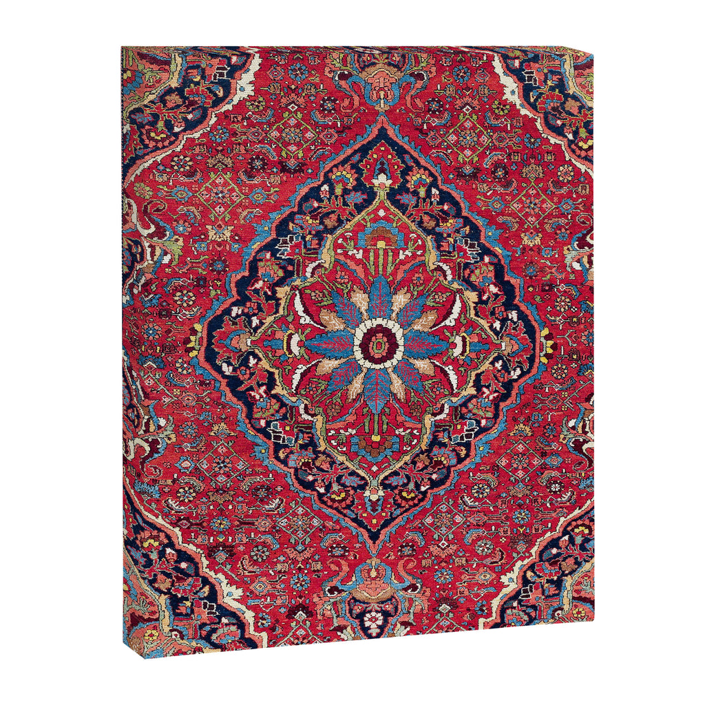 Bijar Kurdish Northwest Persian Rug Print Canvas Print Gallery Image 3