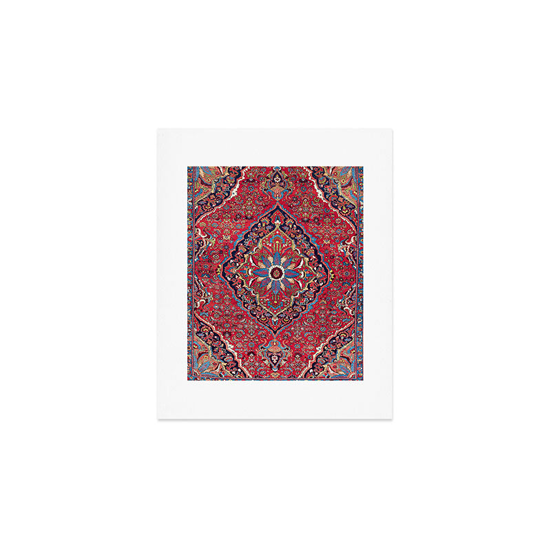 Bijar Kurdish Northwest Persian Rug Print Art Print Gallery Image 1