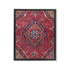 Bijar Kurdish Northwest Persian Rug Print Framed Canvas Print Gallery Image 3