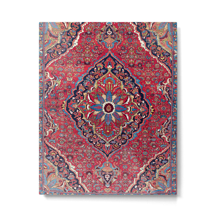 Bijar Kurdish Northwest Persian Rug Print Metal Print Gallery Image 1