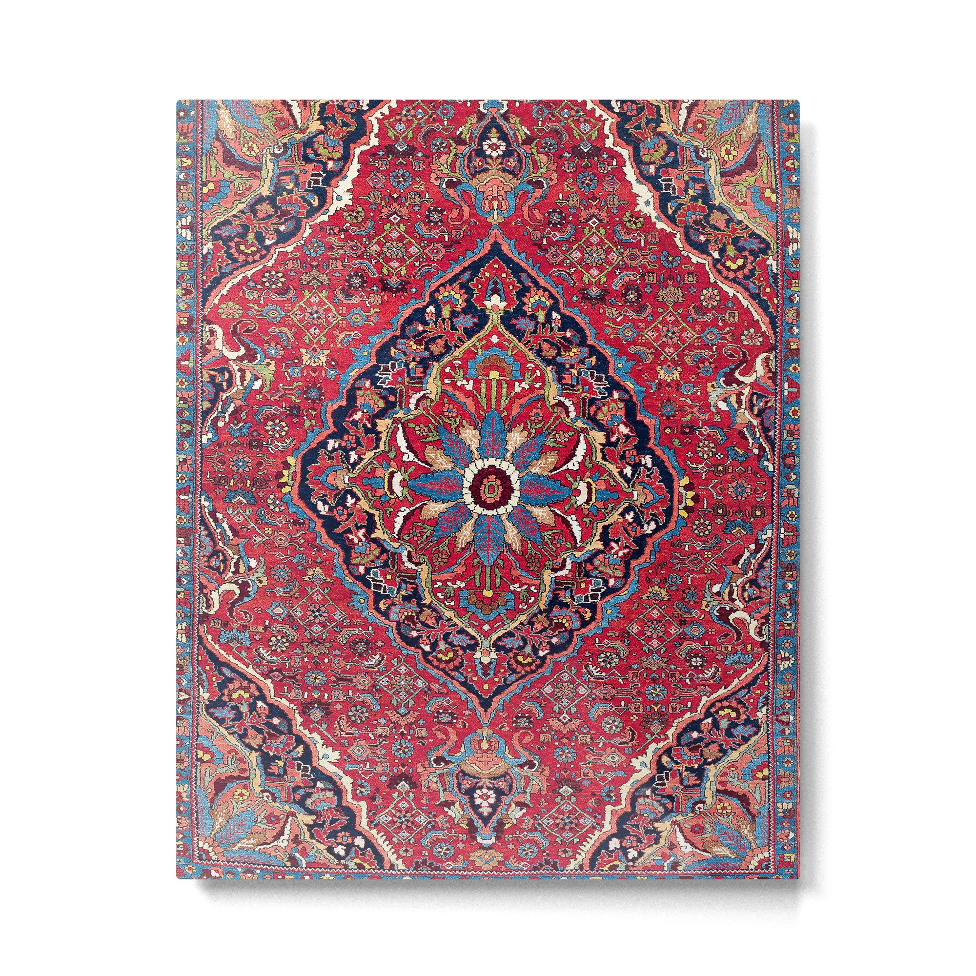 Bijar Kurdish Northwest Persian Rug Print Metal Print Gallery Image 6