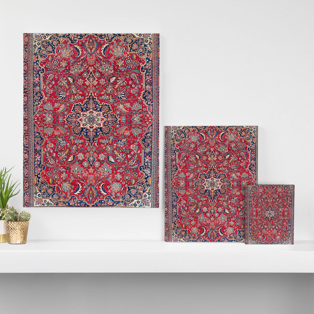 Bijar Kurdish Northwest Persian Rug Print Canvas Print Gallery Image 3
