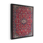 Bijar Kurdish Northwest Persian Rug Print Framed Canvas Print Gallery Image 2