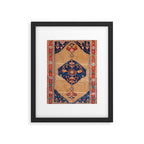 Bijar Kurdish Northwest Persian Rug Print Framed Art Print Gallery Image 5