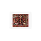 Bijar Poshti Kurdish Northwest Persian Rug Print Art Print Gallery Image 1