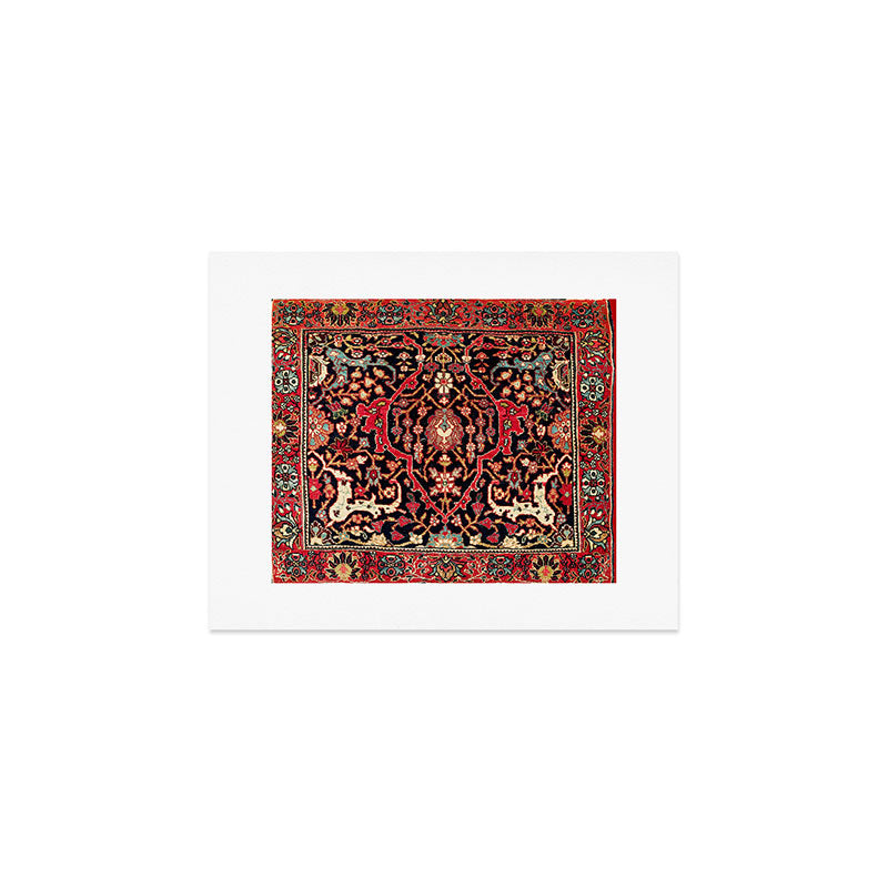 Bijar Poshti Kurdish Northwest Persian Rug Print Art Print Gallery Image 1