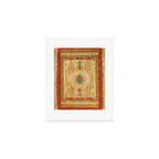 Bikaner Dhurrie Northwest Indian Kilim Print Art Print Gallery Image 1