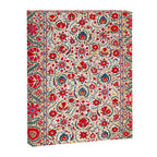 Bokhara  Antique Uzbek Suzani Embroidery Print Canvas Print Gallery Image 3