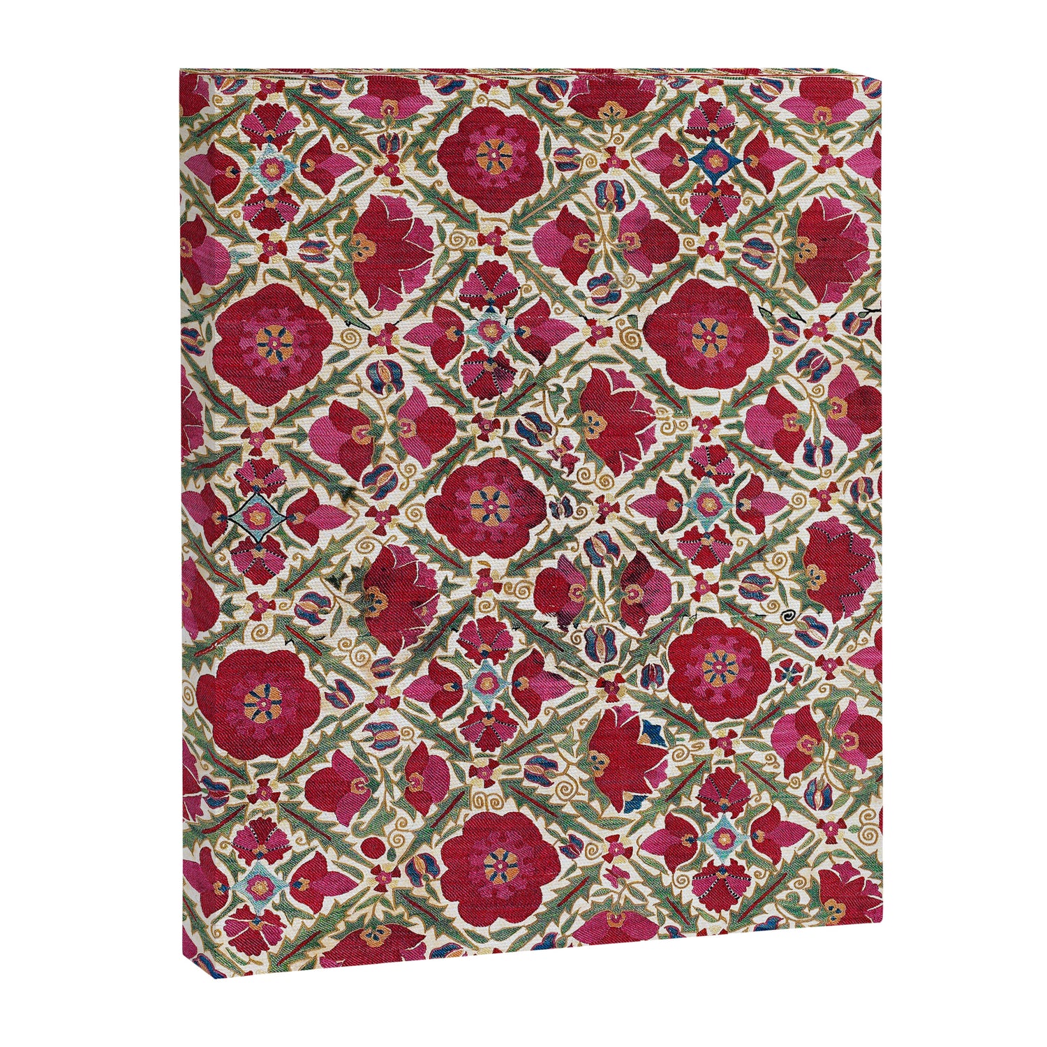 Bokhara Nim Suzani  Antique Uzbek Embroidery Print Canvas Print Gallery Image 3