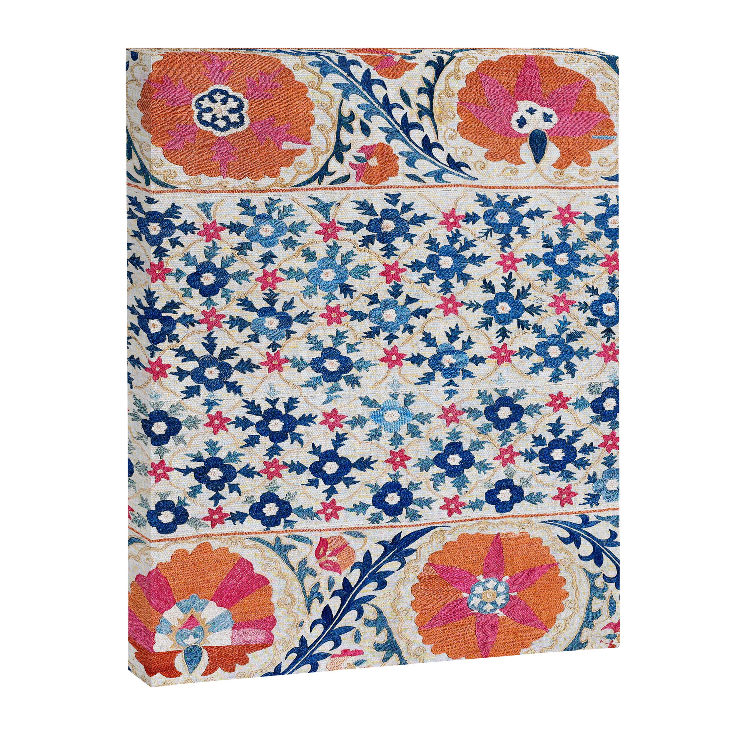 Bokhara Nim Suzani Southwest Uzbekistan Embroidery Print Canvas Print Gallery Image 3