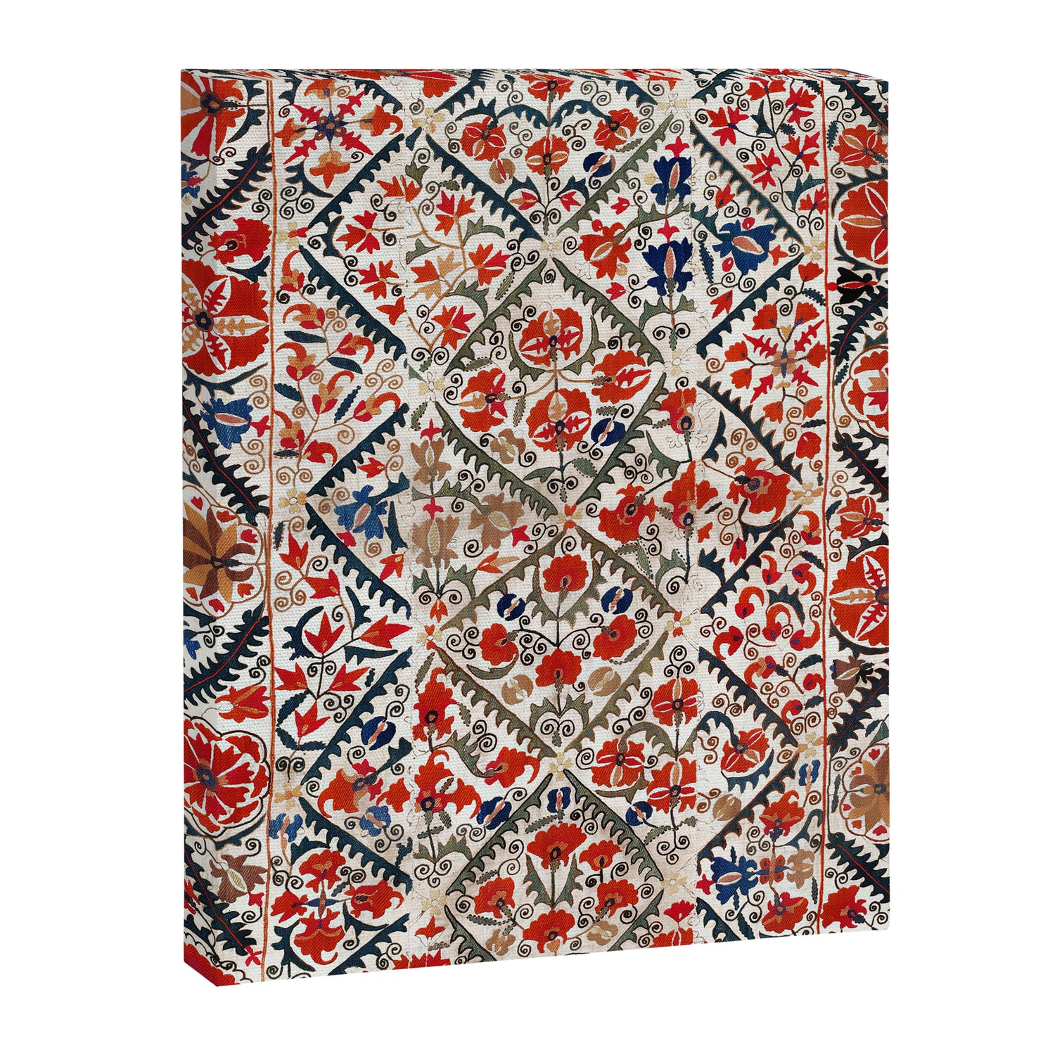 Bokhara Nim Suzani Southwest Uzbekistan Embroidery Print Canvas Print Gallery Image 3