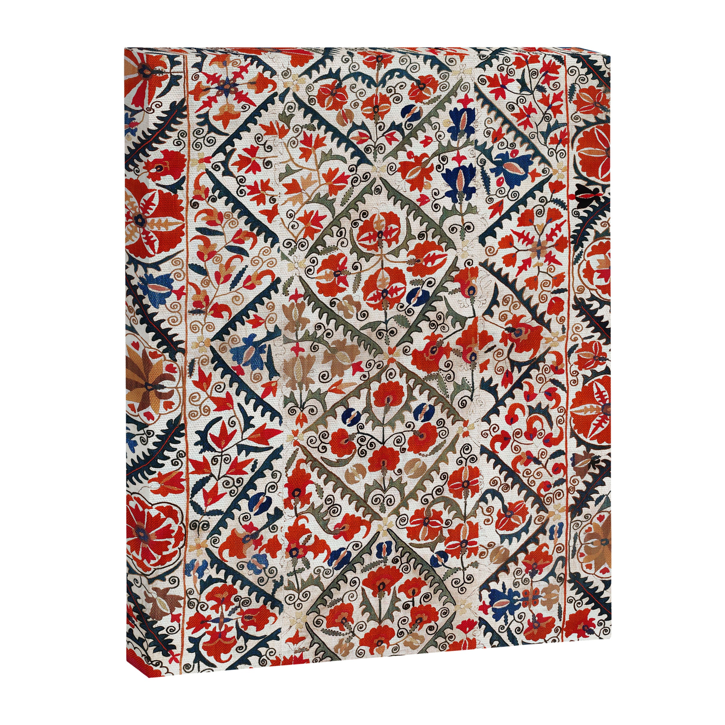 Bokhara Nim Suzani Southwest Uzbekistan Embroidery Print Canvas Print Gallery Image 3