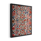 Bokhara Nim Suzani Southwest Uzbekistan Embroidery Print Framed Canvas Print Gallery Image 2