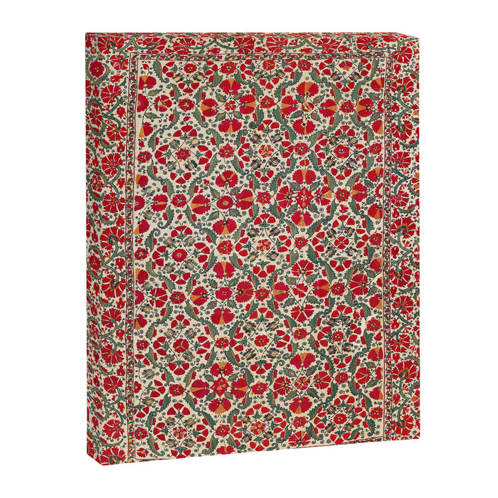 Bokhara Suzani 18th Century Floral Embroidery Print Canvas Print Gallery Image 1