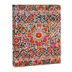 Bokhara Suzani  Antique Uzbekistan Floral Rug Print Canvas Print Gallery Image 3
