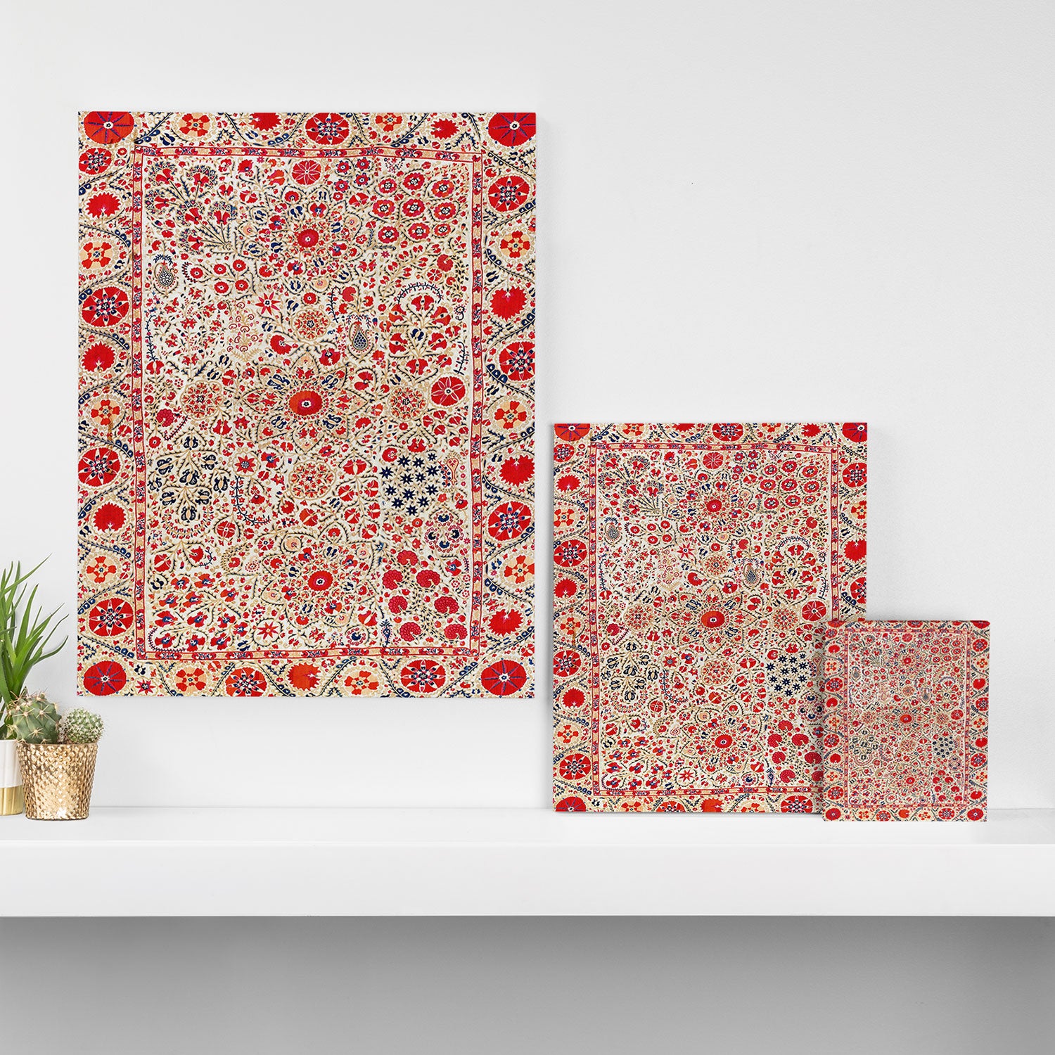 Bokhara Suzani Southwest Uzbekistan Embroidery Canvas Print Gallery Image 3