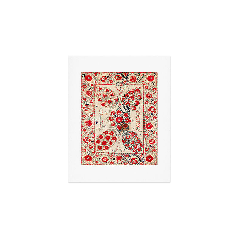 Bokhara Suzani Southwest Uzbekistan Embroidery Art Print Gallery Image 1