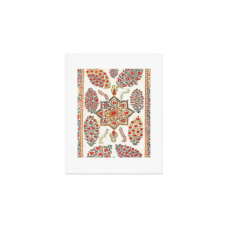 Bokhara Suzani Southwest Uzbekistan Embroidery Print Art Print Gallery Image 1