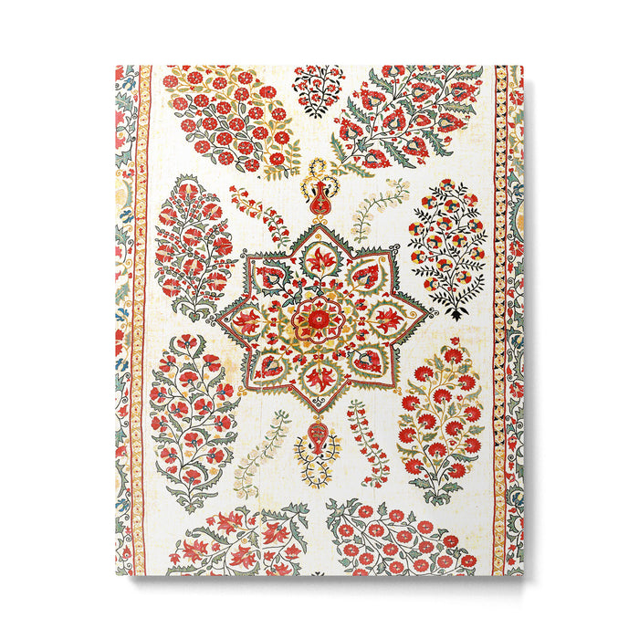 Bokhara Suzani Southwest Uzbekistan Embroidery Print Metal Print Gallery Image 1