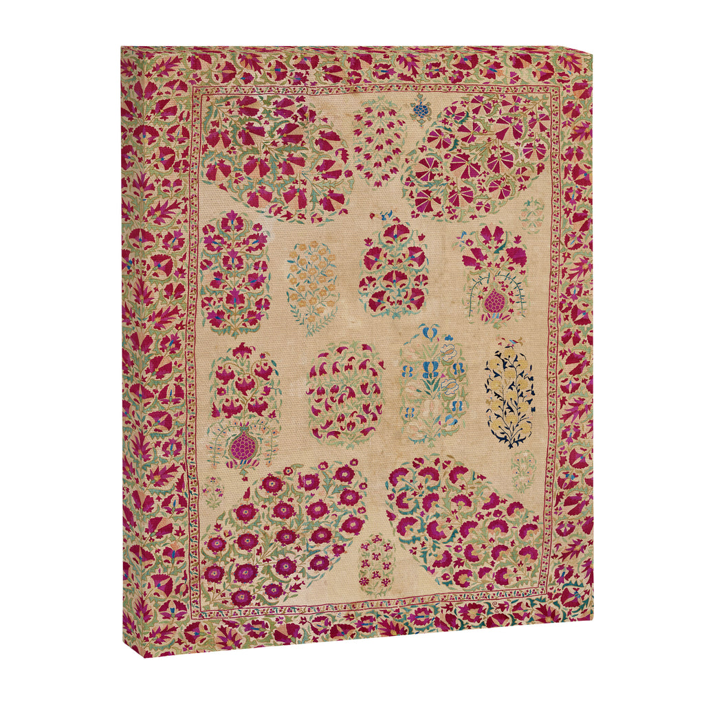 Bokhara Suzani Southwest Uzbekistan Floral Print Canvas Print Gallery Image 3