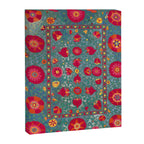 Bokhara Suzani Uzbekistan Embroidery Print With Green Canvas Print Gallery Image 3