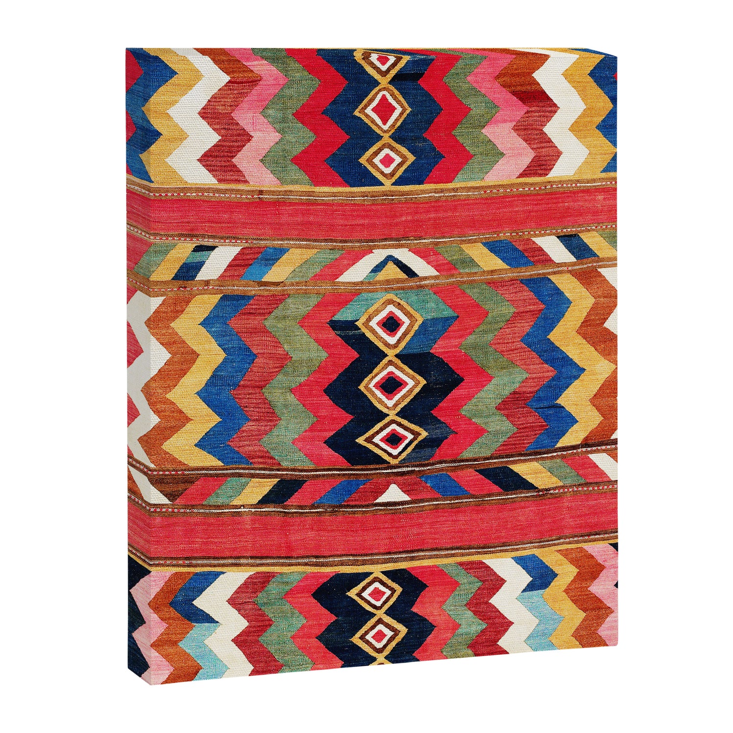 Bolan Varamin North Persian Kilim Canvas Print Gallery Image 3