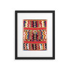 Bolan Varamin North Persian Kilim Framed Art Print Gallery Image 5