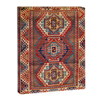 Borjalou Kazak Southwest Caucasus Antique Rug Print Canvas Print Gallery Image 3