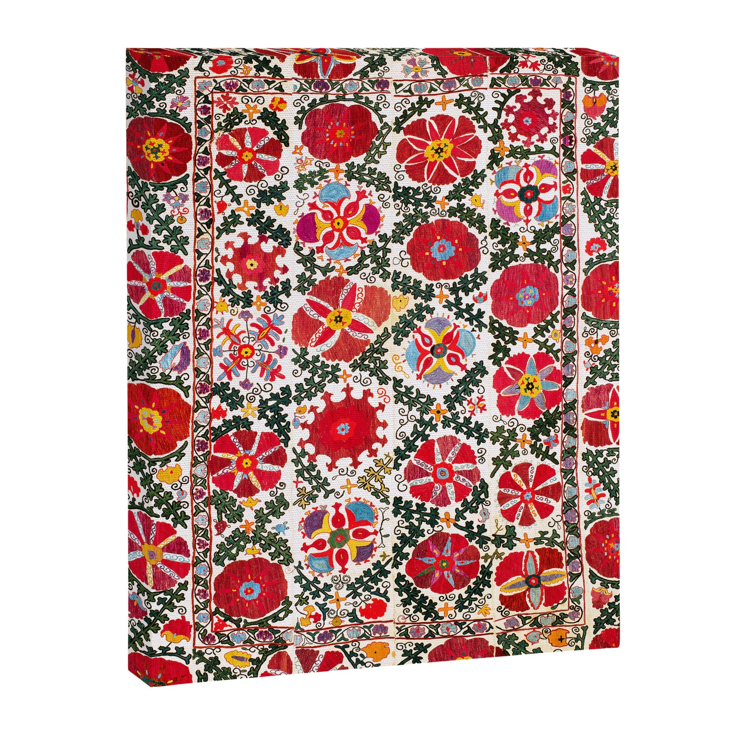 Bukhara Suzani  Antique Embroidery Print Canvas Print Gallery Image 3