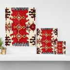 Burdur  Antique South West Anatolia Turkish Kilim Print Canvas Print Gallery Image 3