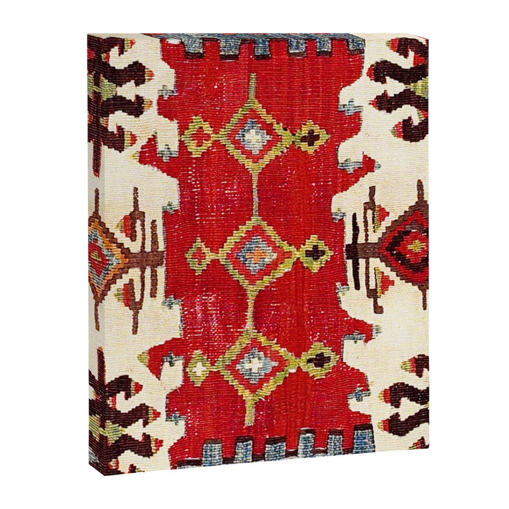 Burdur  Antique South West Anatolia Turkish Kilim Print Canvas Print Gallery Image 3