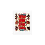 Burdur  Antique South West Anatolia Turkish Kilim Print Art Print Gallery Image 1