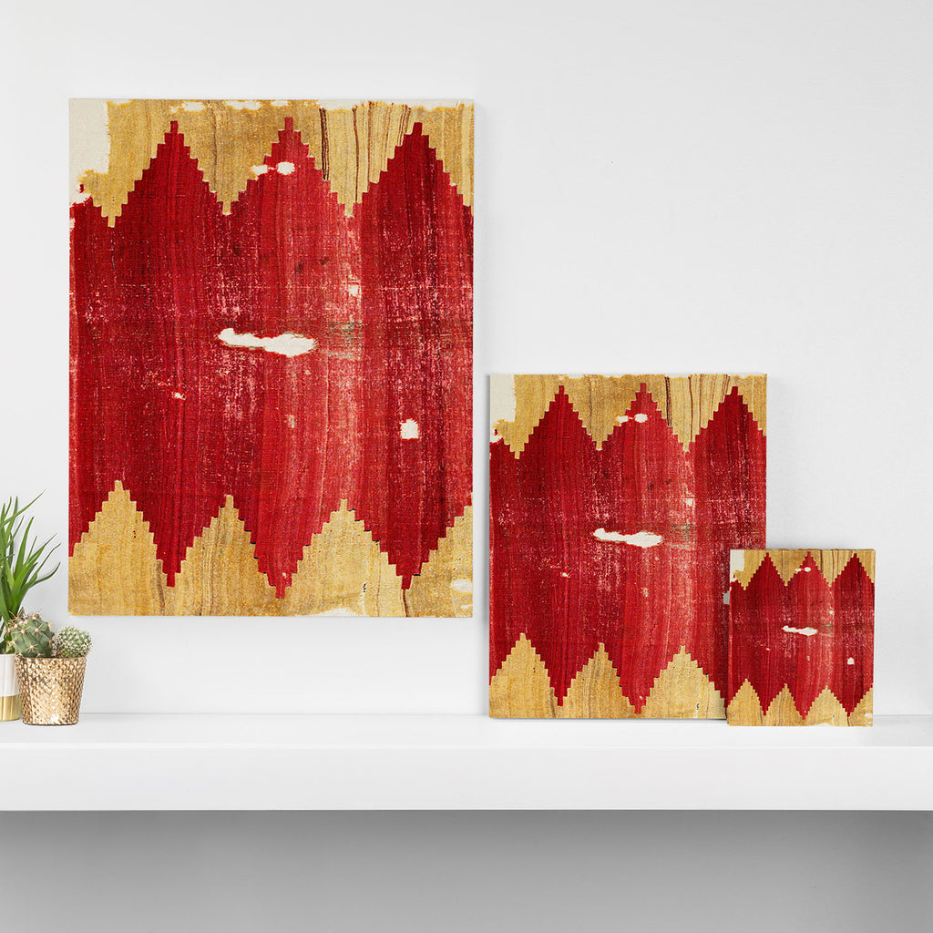 Cappadocian  Antique Turkish Kilim Rug Print Canvas Print Gallery Image 3
