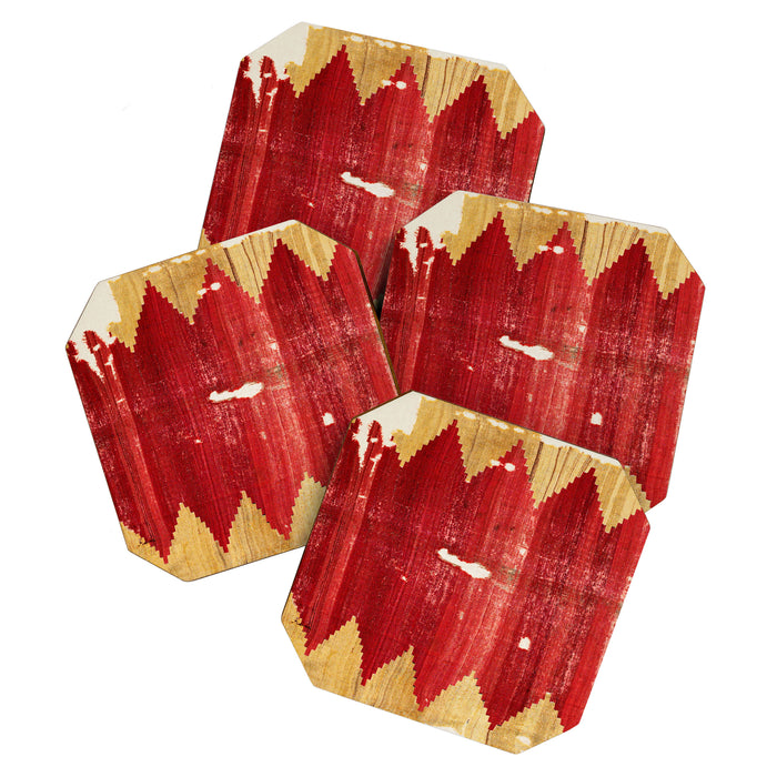 Cappadocian  Antique Turkish Kilim Rug Print Coaster Gallery Image 1