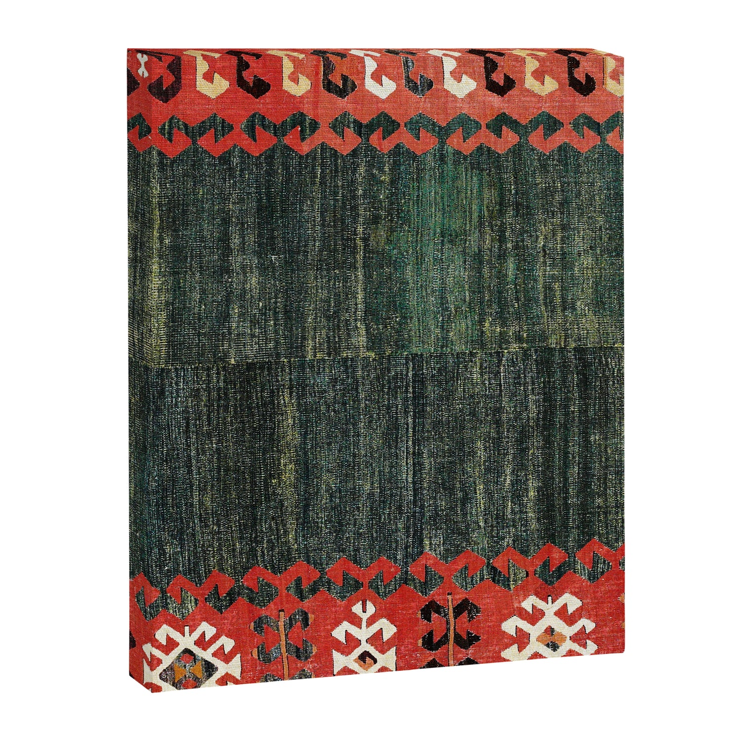 Cappadocian Central  Anatolian Antique Turkish Kilim Print Canvas Print Gallery Image 3