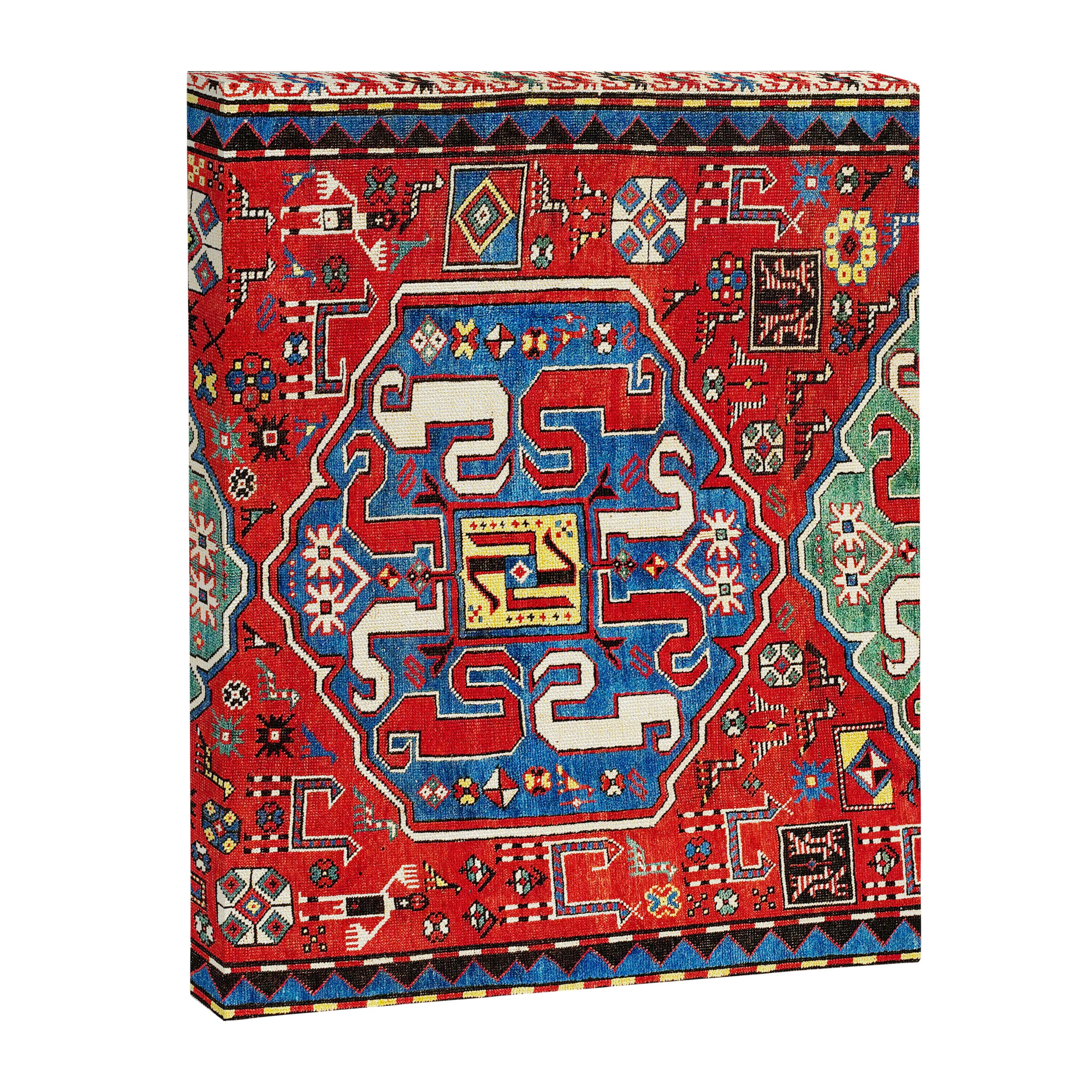 Chondzoresk Karabagh Caucasian Antique Carpet Print Canvas Print Gallery Image 3