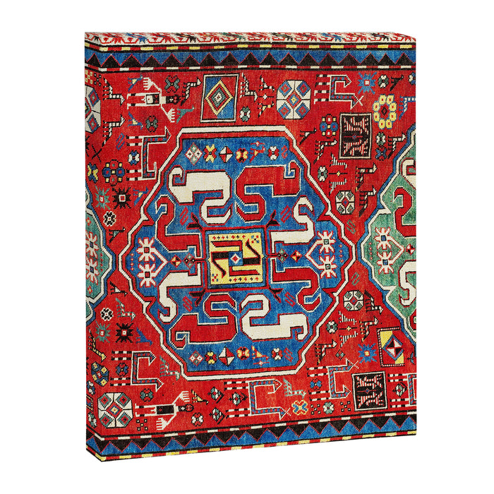 Chondzoresk Karabagh Caucasian Antique Carpet Print Canvas Print Gallery Image 1
