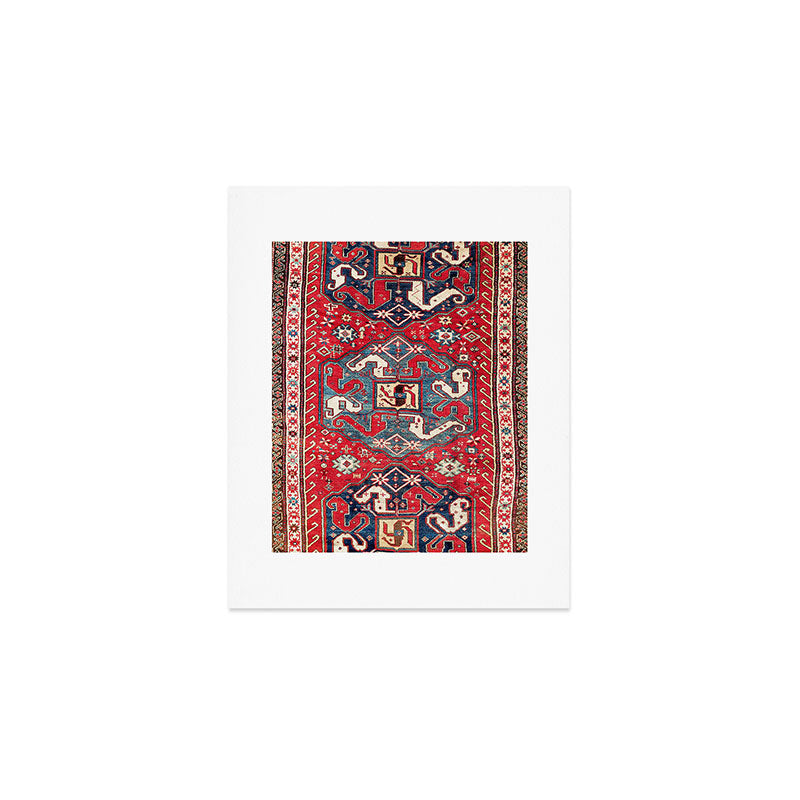 Chondzoresk Karabagh South Caucasus Rug Print Art Print Gallery Image 1