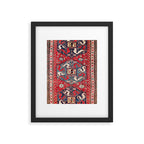 Chondzoresk Karabagh South Caucasus Rug Print Framed Art Print Gallery Image 5