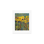 Colorful Flower Garden After Klimt Art Print Gallery Image 1
