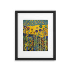 Colorful Flower Garden After Klimt Framed Art Print Gallery Image 6